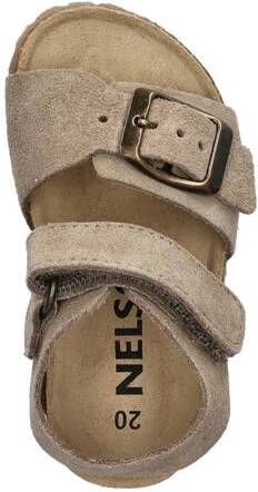 Nelson Kids suède sandalen beige Jongens Suede Effen 20