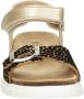 Nelson Kids suède sandalen met panterprint goud Meisjes Suede Panterprint 24 - Thumbnail 4