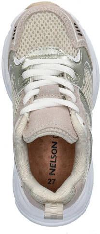 Nelson Kids chunky sneakers beige goud Meisjes Imitatieleer - Foto 7
