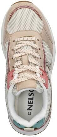 Nelson Kids chunky sneakers beige roze Imitatieleer Meerkleurig - Foto 3