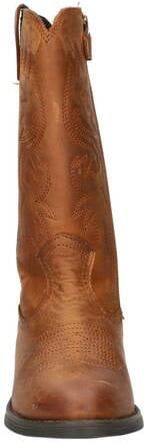 Nelson Kids leren cowboylaarzen cognac Bruin Meisjes Leer Effen - Foto 4