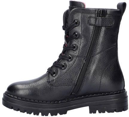 Nelson Kids leren veterboots zwart Meisjes Leer All over print - Foto 3