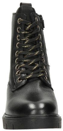 Nelson Kids leren veterboots zwart Meisjes Leer Effen 33 - Foto 7