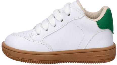 Nelson Kids sneakers wit groen Imitatieleer - Foto 5