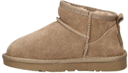 Nelson Kids suède enkelboots taupe Bruin Suèdelook Effen - Foto 5
