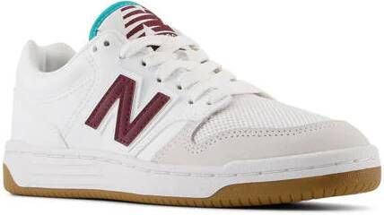 New Balance 480 sneakers wit donkerrood aqua Leer Meerkleurig 39 - Foto 4