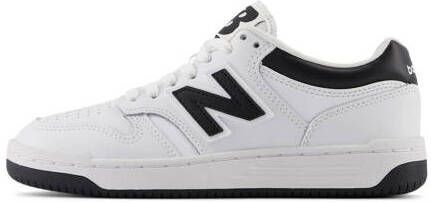 New Balance 480 sneakers wit zwart Jongens Meisjes Leer Meerkleurig 36