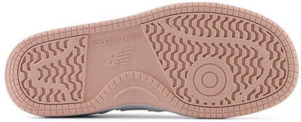 New Balance 480 V1 sneakers wit roze Jongens Meisjes Leer Effen 28