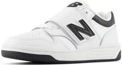 New Balance 480 V1 sneakers wit zwart Leer Effen 33.5 - Foto 3