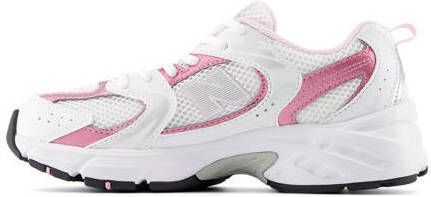 New Balance 530 sneakers wit roze Jongens Meisjes Mesh Meerkleurig 36