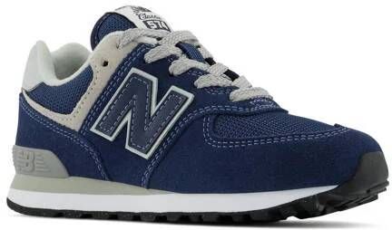 New Balance 574 sneakers donkerblauw grijs Jongens Meisjes Suede Dierenprint 29