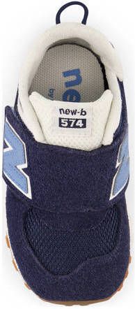 New Balance 574 sneakers donkerblauw wit lichtblauw Suede 18 5