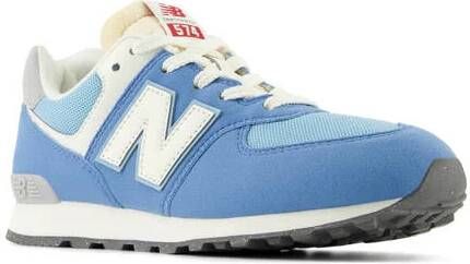 New Balance 574 V1 sneakers blauw lichtblauw Jongens Meisjes Suede Meerkleurig 37