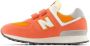 New Balance 574 V1 sneakers oranje wit grijs Suede Meerkleurig 33.5 - Thumbnail 2
