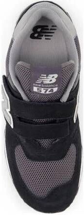 New Balance 574 V1 sneakers zwart grijs wit Jongens Meisjes Suede Meerkleurig 29