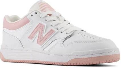 New Balance 480 sneakers wit roze Jongens Meisjes Leer Meerkleurig 36 - Foto 5