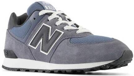 New Balance 574 V1 sneakers grijsblauw zwart wit Suede 37 - Foto 6
