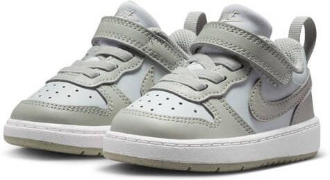 Nike Court Borough Low sneakers lichtgrijs wit Imitatieleer - Foto 3