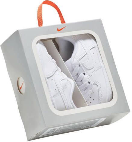 Nike Force 1 Crib leren sneakers met logo wit Leer Logo - Foto 3