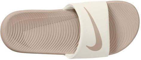 Nike Kawa badslippers met logo zand ecru Beige Rubber - Foto 2