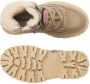 Nubikk Fae Montagne JR suède veterboots taupe Bruin Meisjes Suede Effen 25 - Thumbnail 3
