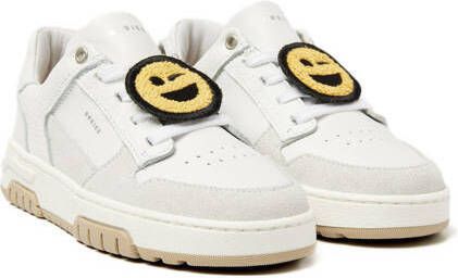 Nubikk leren sneakers wit Jongens Meisjes Leer Effen 25