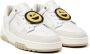 Nubikk leren sneakers wit Leer Effen 25 - Thumbnail 2