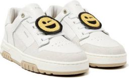 Nubikk leren sneakers wit Leer Effen 25