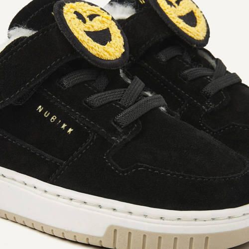 Nubikk Basket Teddy Jr gevoerde suède sneakers zwart Effen - Foto 3