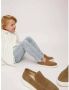 Nubikk suède loafers taupe Bruin Jongens Suede Effen 30 - Thumbnail 3
