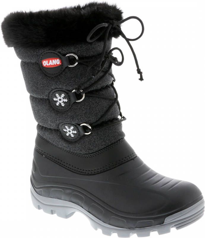 Olang Patty Lux Snowboot Zwart Zilver - Foto 4