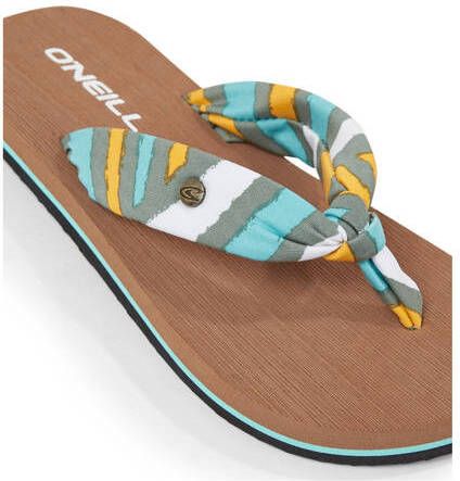 O'Neill Ditsy Sun Sandals teenslippers met blauw geel Meisjes Textiel 32