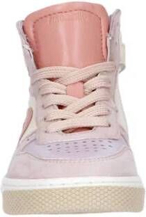 Pinocchio leren sneakers roze wit Meisjes Leer Meerkleurig 26