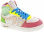 Pinocchio P1665 Hoge sneakers Leren Sneaker Meisjes Multi - Thumbnail 2