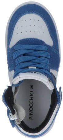 Pinocchio suède sneakers blauw wit Jongens Suede 20