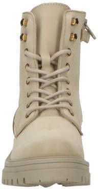 PS Poelman Mink-83 leren veterboots beige Meisjes Leer Effen 38 - Foto 2
