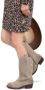 PS Poelman suède cowboylaarzen beige Meisjes Suede Effen 35 - Thumbnail 2