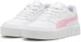 Puma Cali Court Match leren sneakers wit roze Jongens Meisjes Leer Meerkleurig 29 - Thumbnail 2