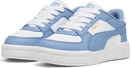Puma California Pro sneakers wit lichtblauw Jongens Meisjes Imitatieleer 29