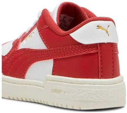 Puma California Pro sneakers wit rood Imitatieleer Effen 20