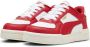 Puma California Pro sneakers wit rood Imitatieleer Effen 32 - Thumbnail 1