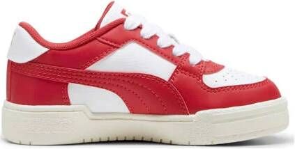 Puma California Pro sneakers wit rood Imitatieleer Effen 28
