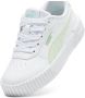 Puma Carina 2.0 sneakers wit lichtgroen Imitatieleer Effen 28 - Thumbnail 3