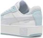 Puma Carina Street leren sneakers wit lichtblauw lichtgrijs Meisjes Leer 35.5 - Thumbnail 5