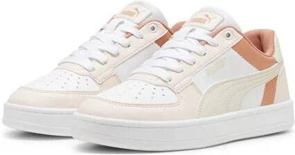 Puma Caven 2.0 Block sneakers wit-ecru-koraal Imitatieleer 35.5