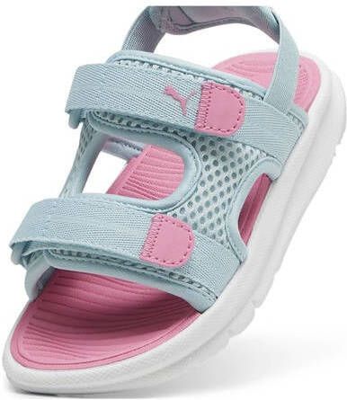 Puma Evolve sandalen turquoise roze Blauw Jongens Meisjes Mesh Meerkleurig 31 Sneakers