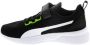 Puma Flyer Runner V PS sneakers zwart geel wit Jongens Mesh Meerkleurig 30 - Thumbnail 3