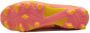 Puma Future 7 Match FG AG Junior voetbalschoenen roze zwart oranje Jongens Meisjes Imitatieleer 34 - Thumbnail 3