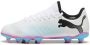 Puma Future 7 Play FG AG Junior voetbalschoenen wit roze blauw Imitatieleer 28 - Thumbnail 4