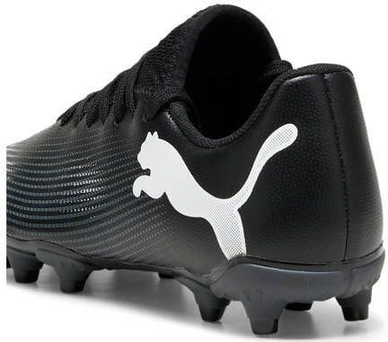 Puma Future 7 Play FG AG Junior voetbalschoenen zwart wit Imitatieleer 32 - Foto 5